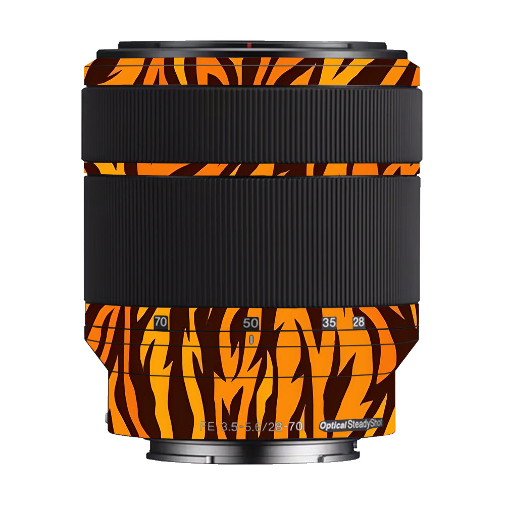 Wild Tiger Stripes Sony FE 28–70mm f/3.5–5.6 OSS Camera Lens Skin