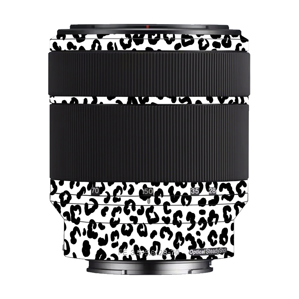White Leopard Sony FE 28–70mm f/3.5–5.6 OSS Camera Lens Skin