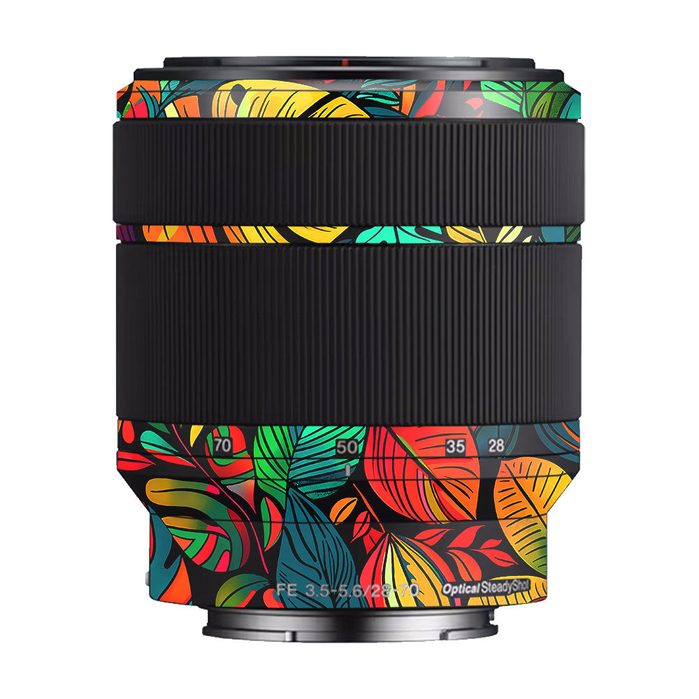 Tropical Jungle Leaves Sony FE 28–70mm f/3.5–5.6 OSS Camera Lens Skin