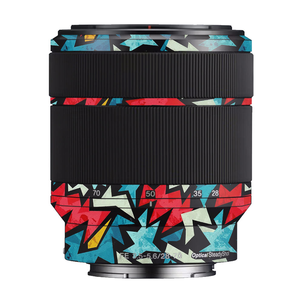 Pop Art Lightning Sony FE 28–70mm f/3.5–5.6 OSS Camera Lens Skin