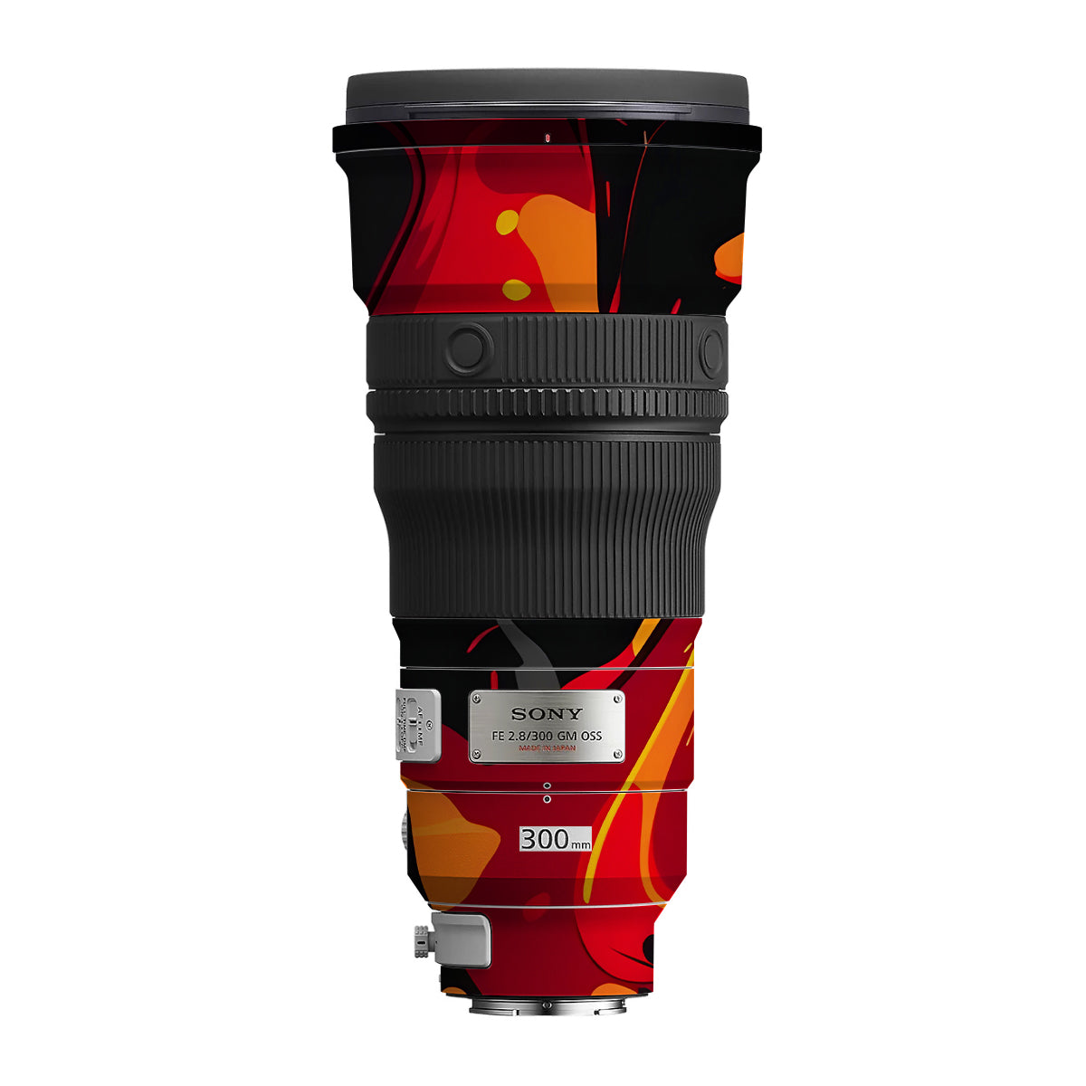 Lava Burst Sony FE 300mm F/2.8 GM OSS Camera Lens Skin