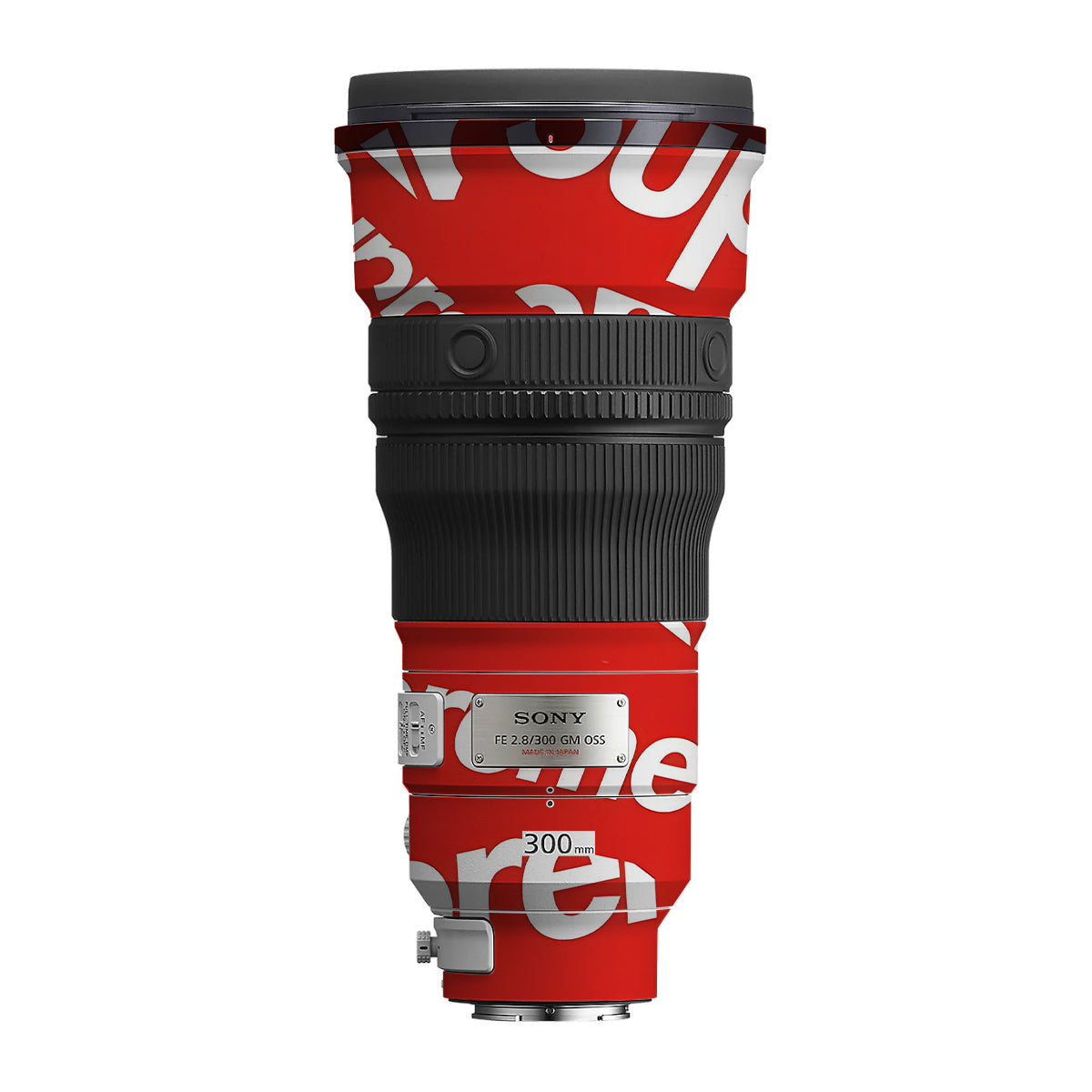 Supreme Red Sony FE 300mm F/2.8 GM OSS Camera Lens Skin