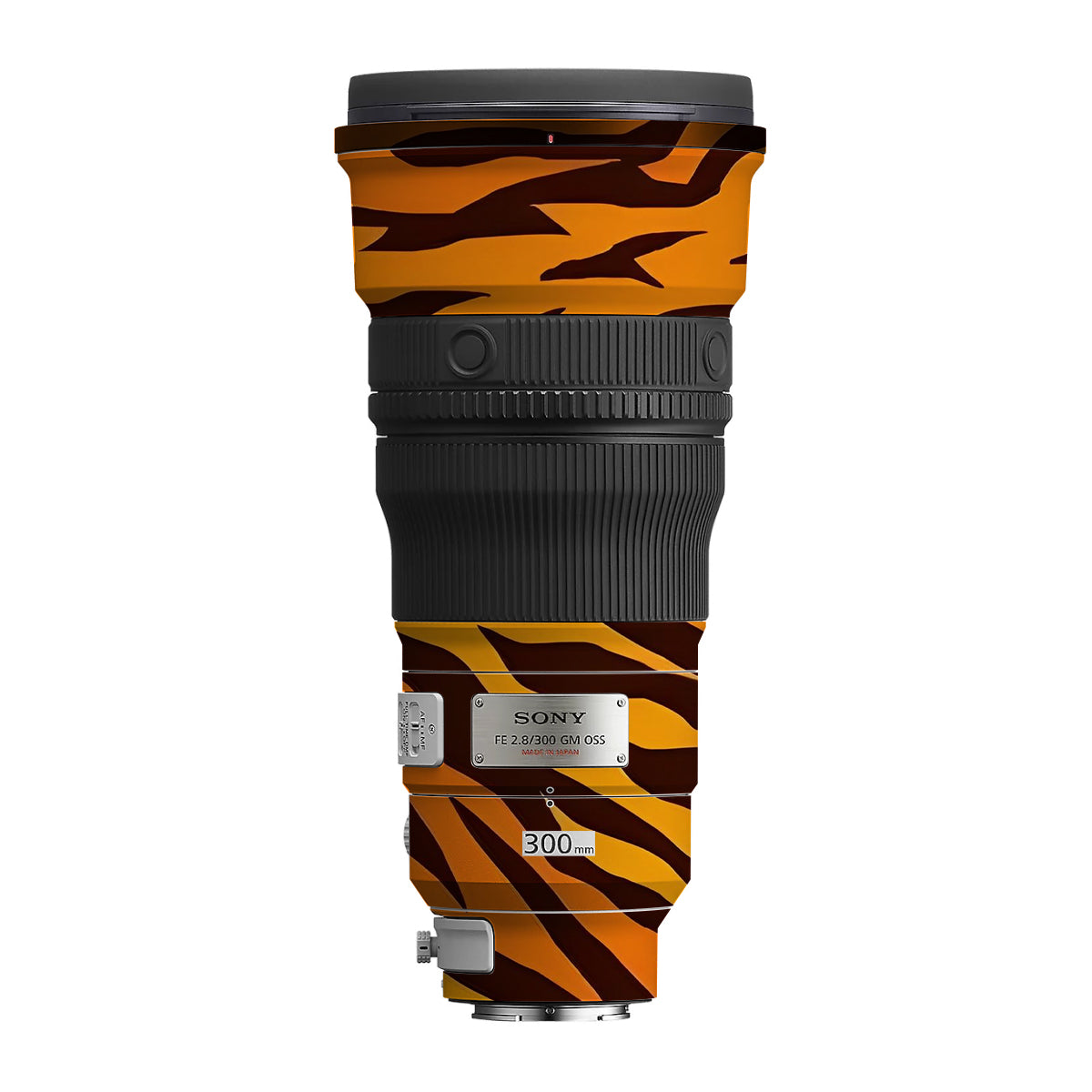 Wild Tiger Stripes Sony FE 300mm F/2.8 GM OSS Camera Lens Skin