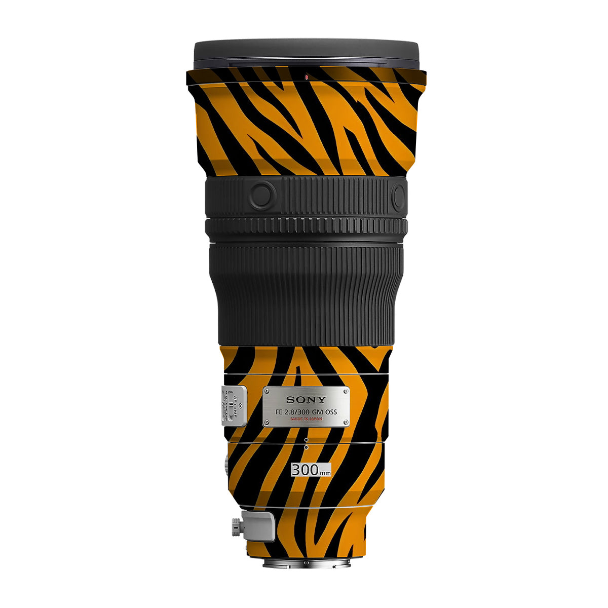 Zebra Gold Pattern Sony FE 300mm F/2.8 GM OSS Camera Lens Skin