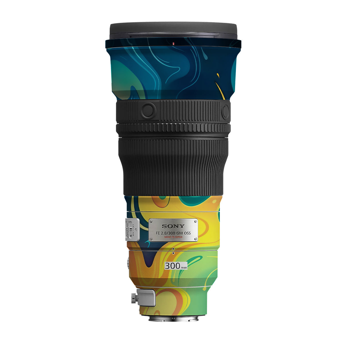 Rainbow Liquid Fusion Sony FE 300mm F/2.8 GM OSS Camera Lens Skin