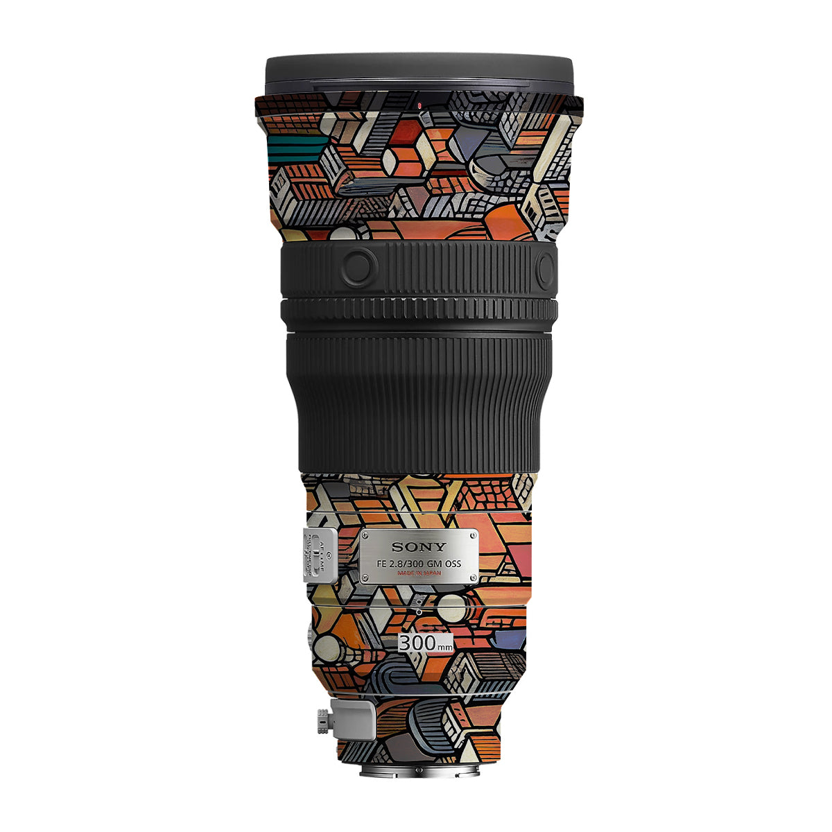 Isometric Cityscape Sony FE 300mm F/2.8 GM OSS Camera Lens Skin