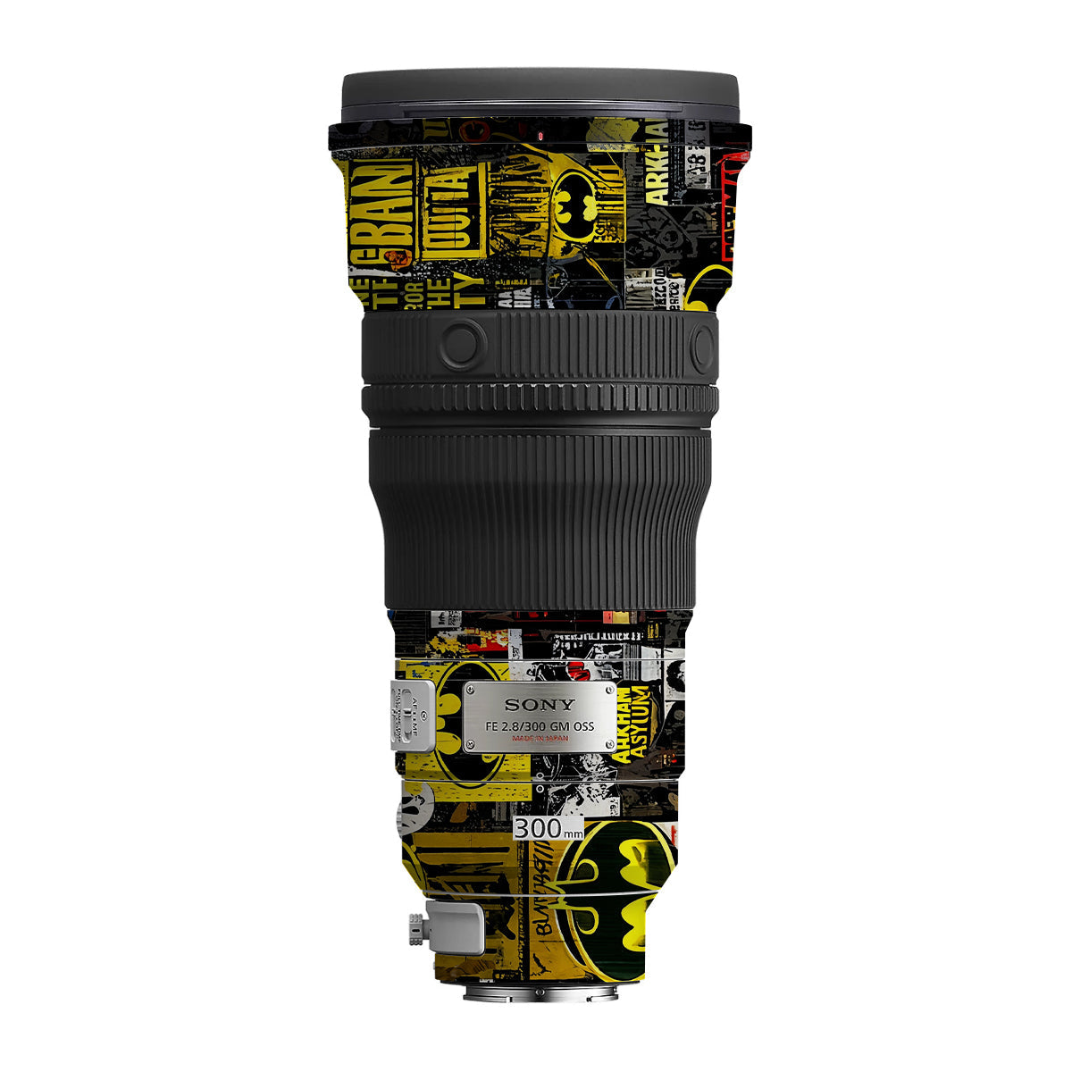 Batman Collage Sony FE 300mm F/2.8 GM OSS Camera Lens Skin