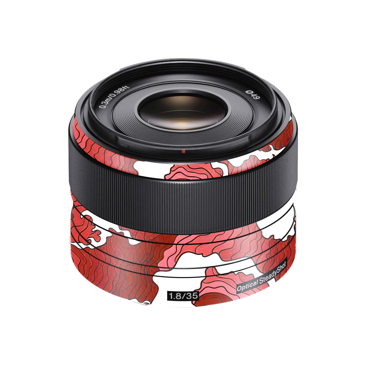 Cherry Waves Sony FE 35mm F/1.8 Camera Lens Skin