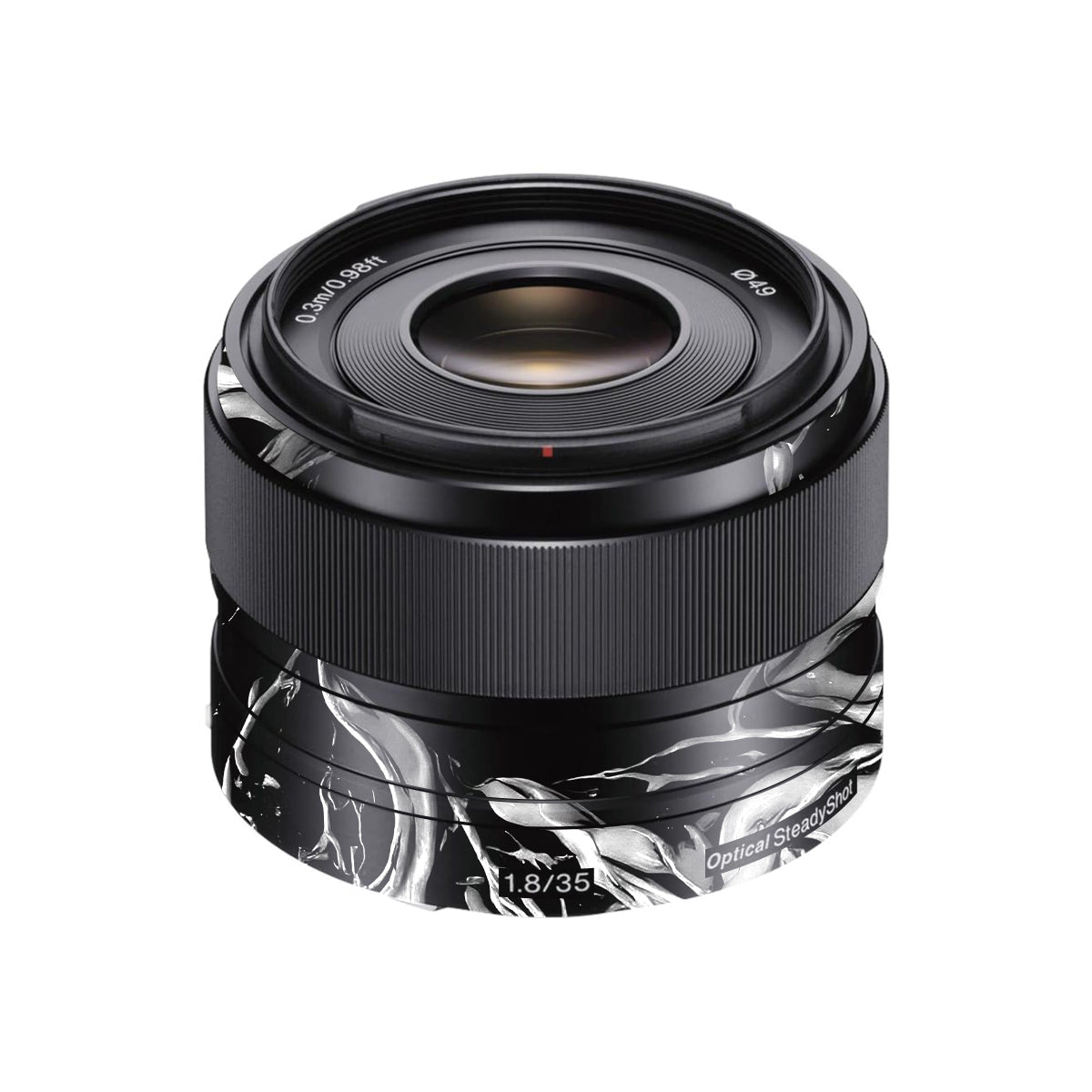 Venom Black Sony FE 35mm F/1.8 Camera Lens Skin