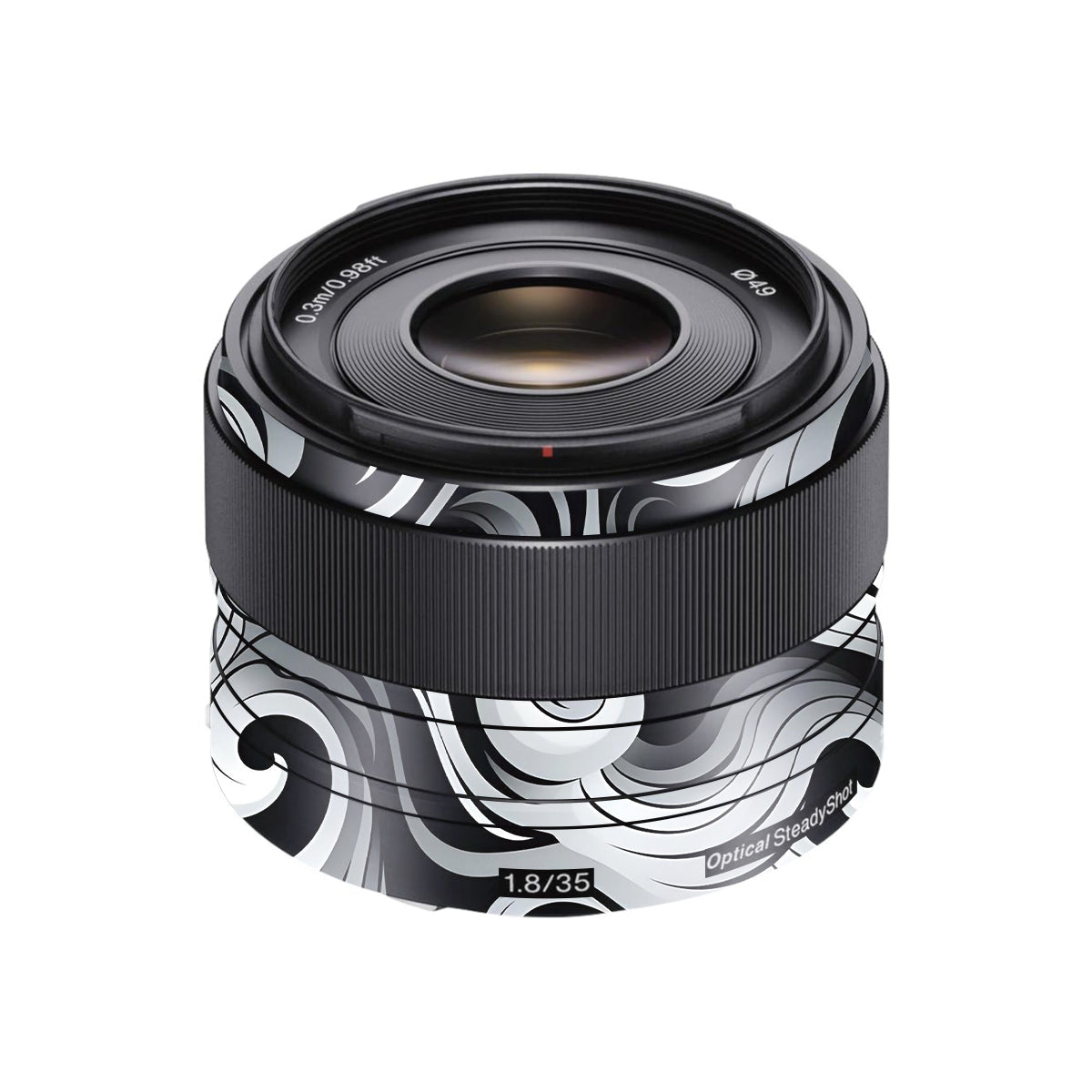 Smoke Swirl Sony FE 35mm F/1.8 Camera Lens Skin