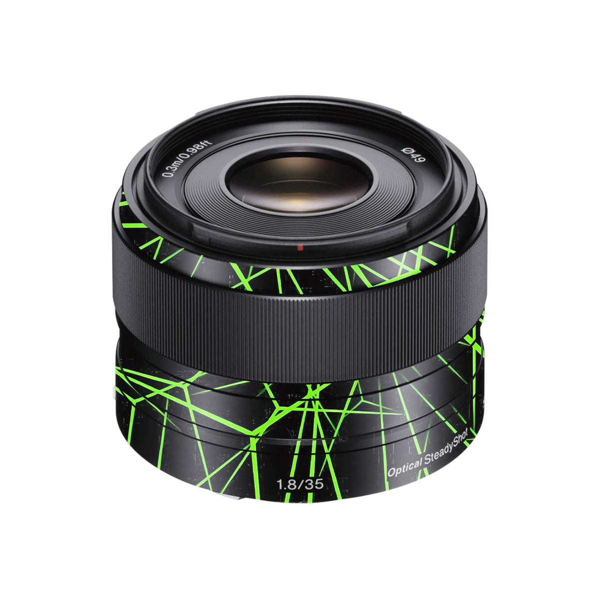 Neon Grid Sony FE 35mm F/1.8 Camera Lens Skin