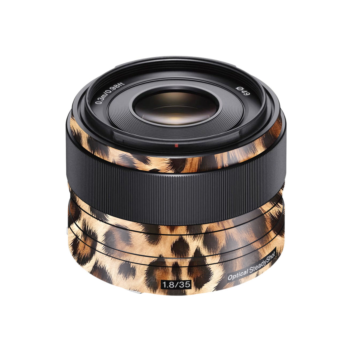 Classic Leopard Spots Sony FE 35mm F/1.8 Camera Lens Skin