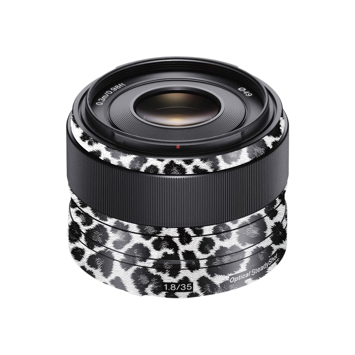 Snow Leopard Spots Sony FE 35mm F/1.8 Camera Lens Skin