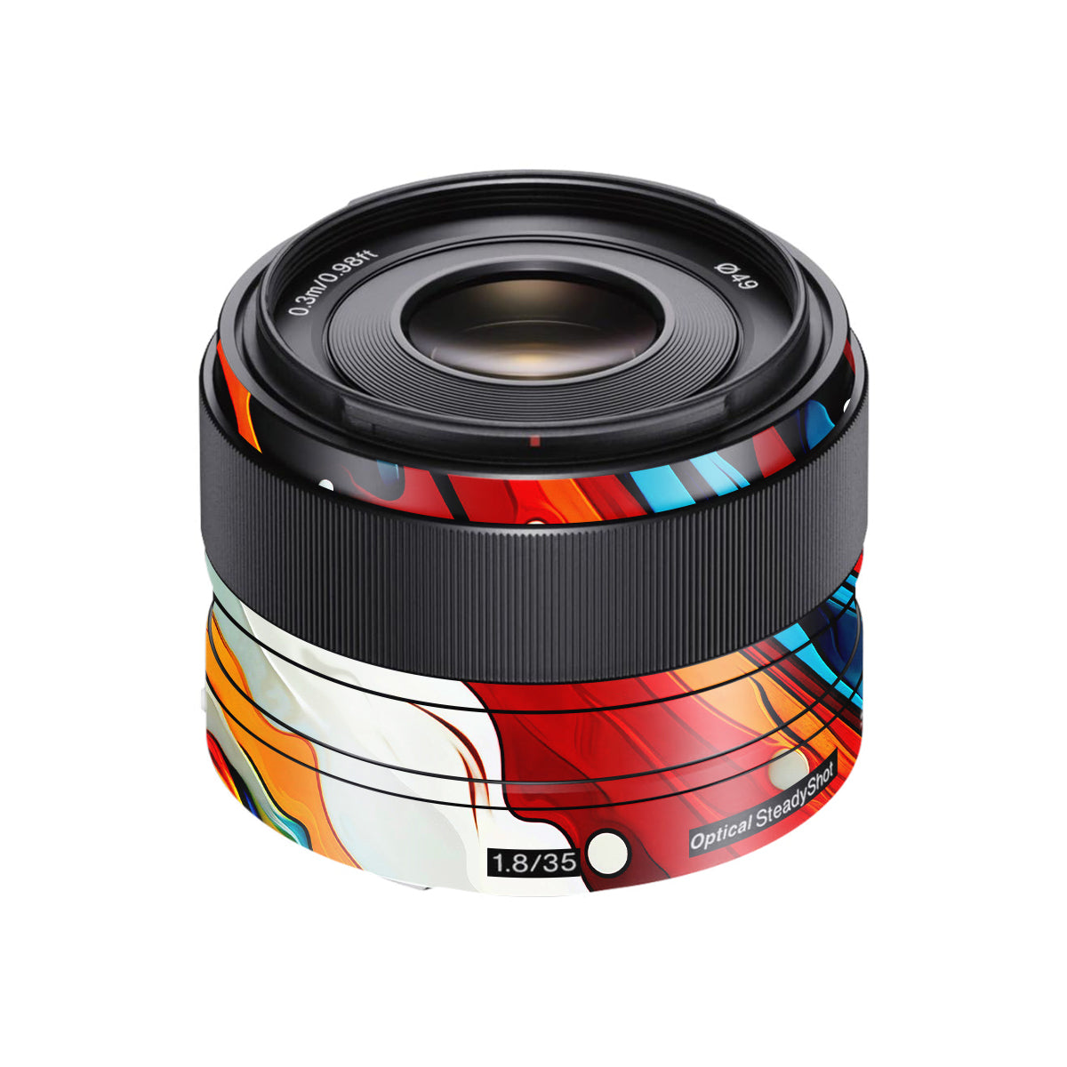 Fire & Ice Flow Sony FE 35mm F/1.8 Camera Lens Skin