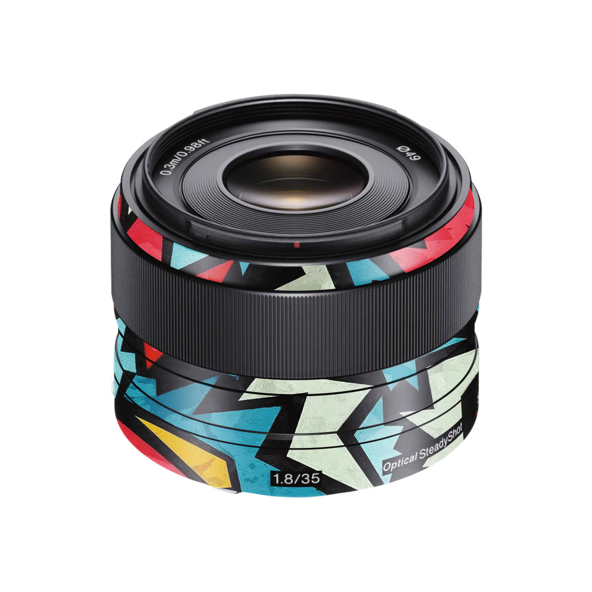 Pop Art Lightning Sony FE 35mm F/1.8 Camera Lens Skin