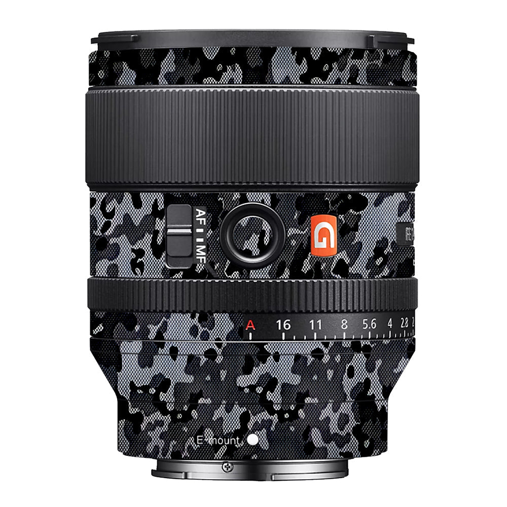 Stealth Grey Camo Sony FE 35mm f/1.4 GM Camera Lens Skin