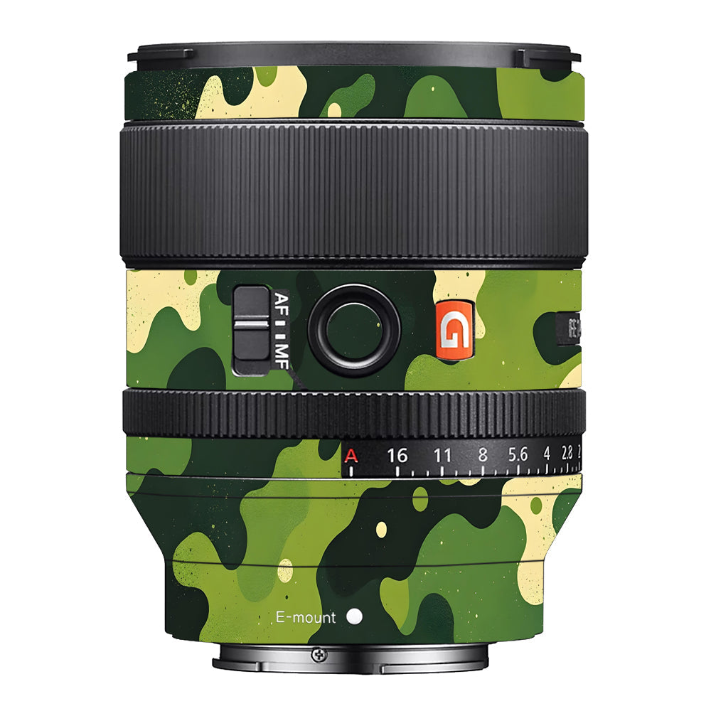Camouflage Pattern Sony FE 35mm f/1.4 GM Camera Lens Skin