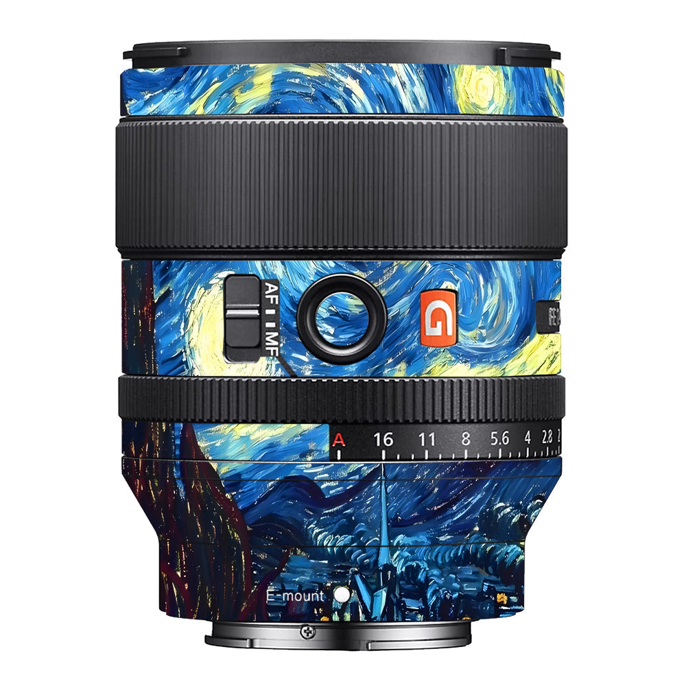 Starry Night Art Sony FE 35mm f/1.4 GM Camera Lens Skin