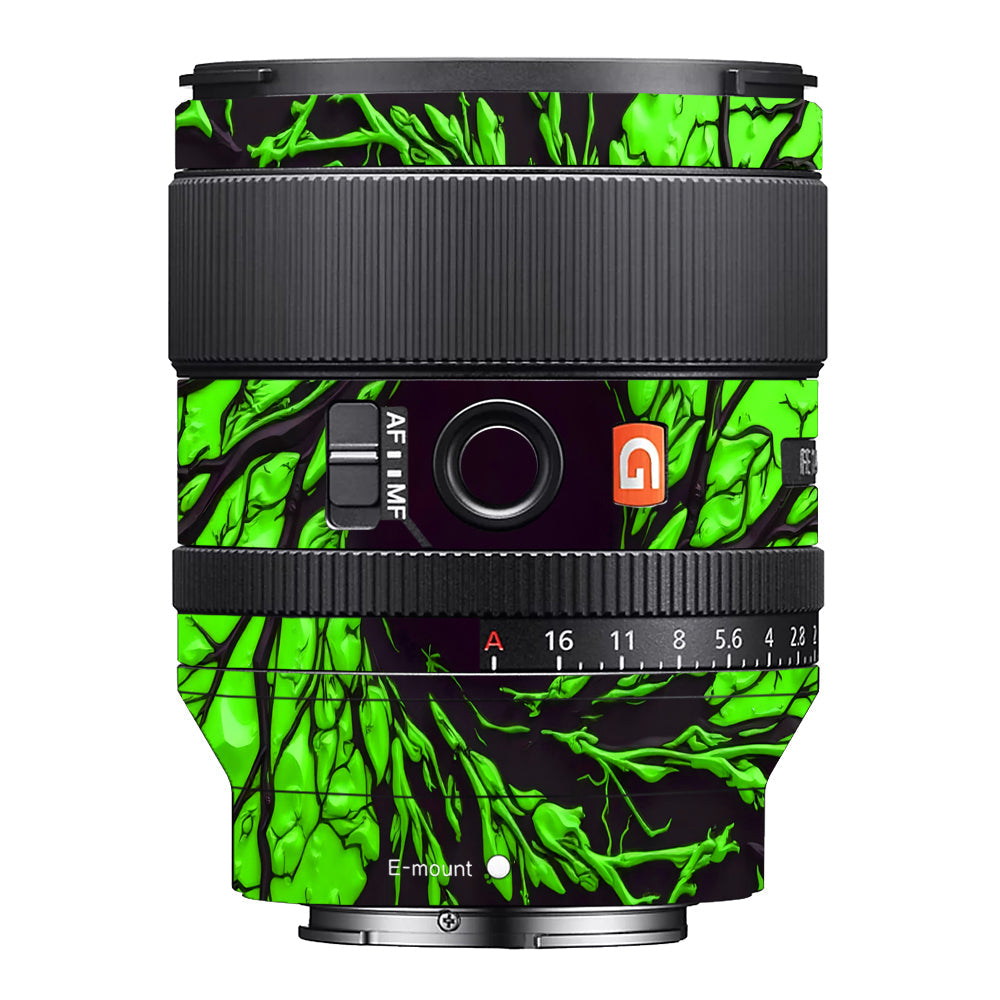 Venom Green Sony FE 35mm f/1.4 GM Camera Lens Skin