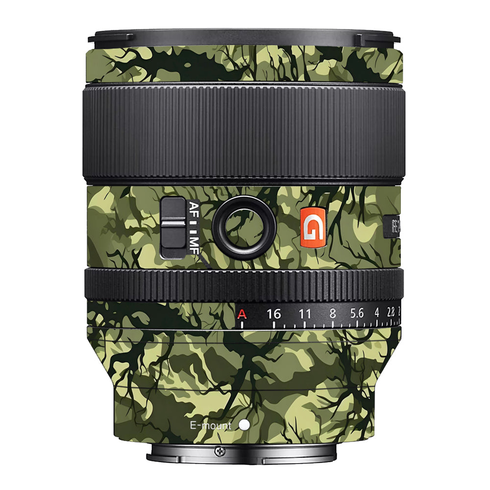 Green Tangled Vines Sony FE 35mm f/1.4 GM Camera Lens Skin