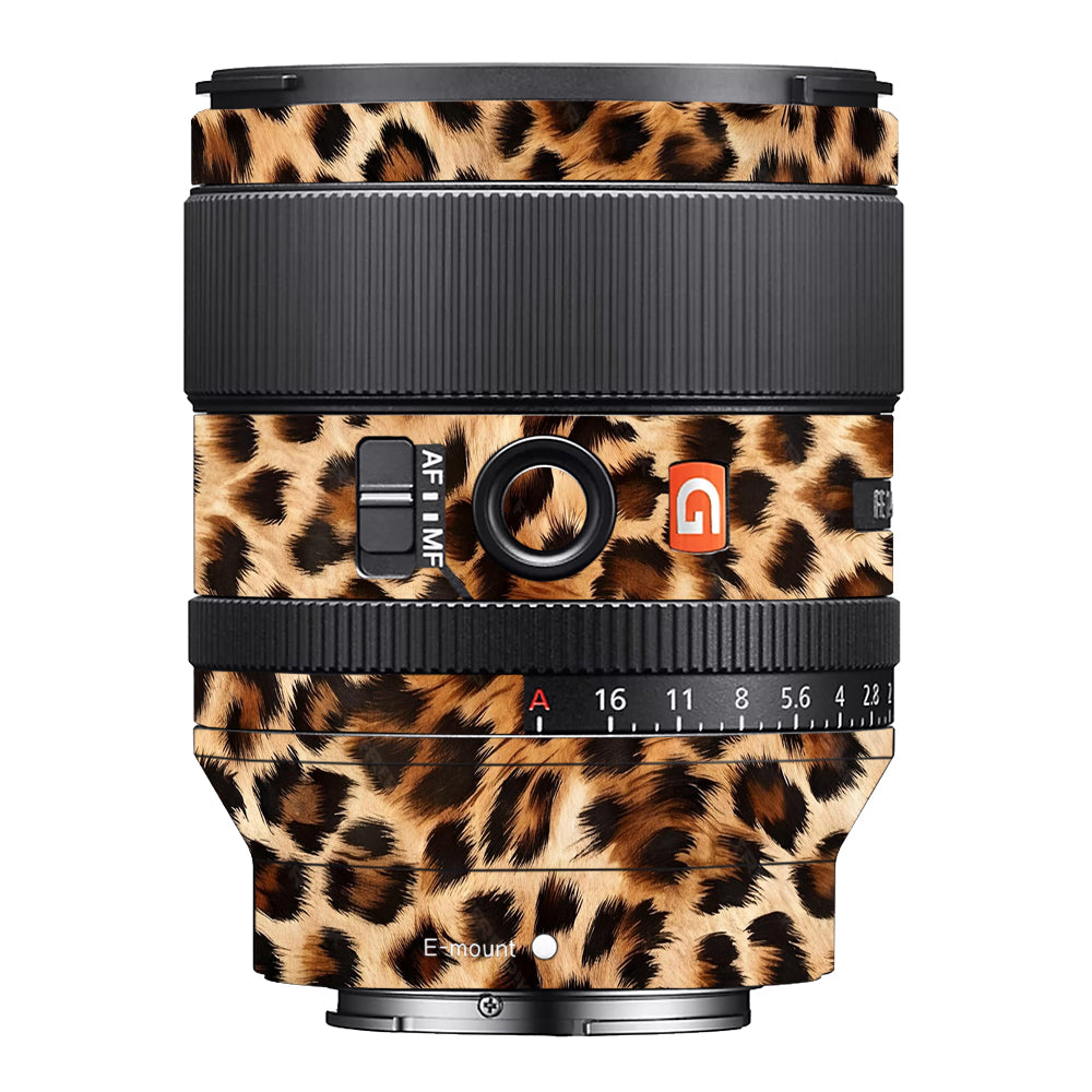 Classic Leopard Spots Sony FE 35mm f/1.4 GM Camera Lens Skin