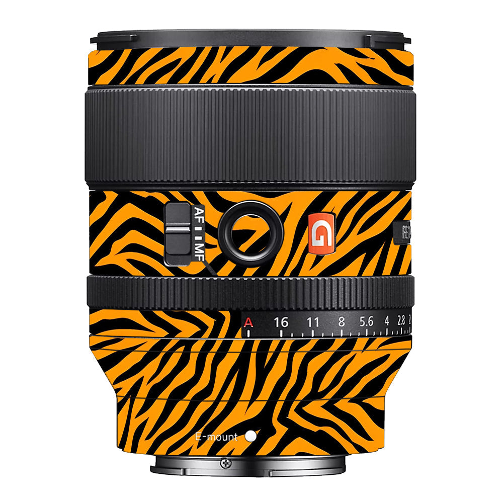 Zebra Gold Pattern Sony FE 35mm f/1.4 GM Camera Lens Skin