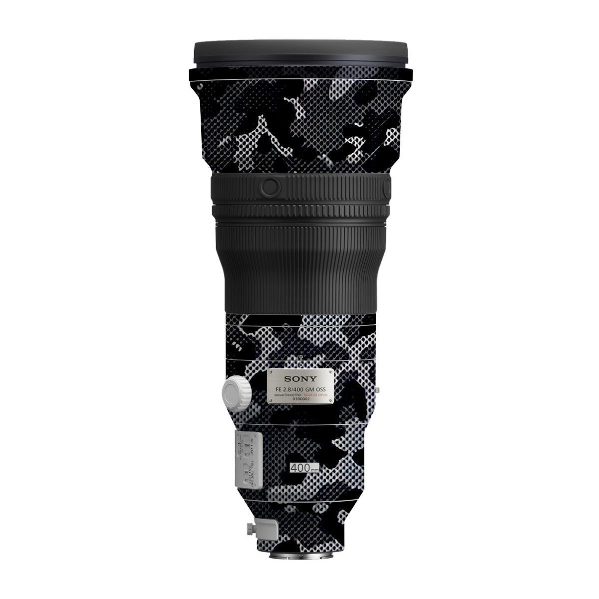 Stealth Grey Camo Sony FE 400mm F/2.8 GM Camera Lens Skin