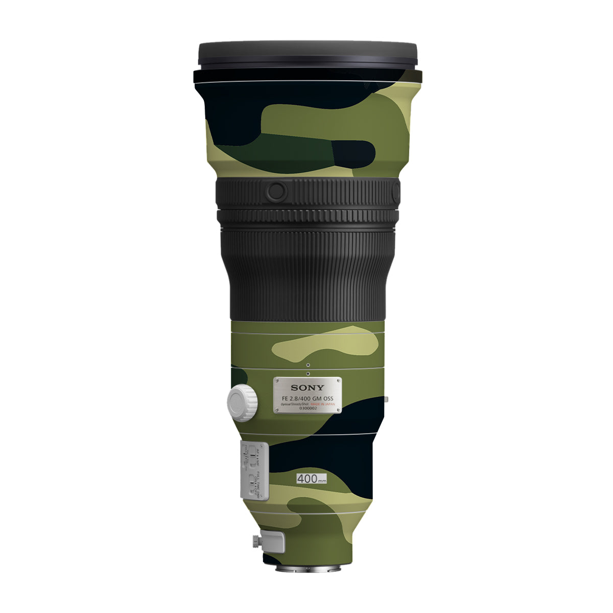 Forest Green Camo Sony FE 400mm F/2.8 GM Camera Lens Skin
