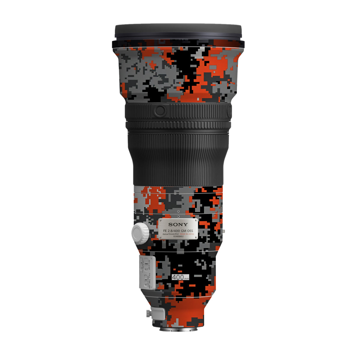 Inferno Pixel Sony FE 400mm F/2.8 GM Camera Lens Skin