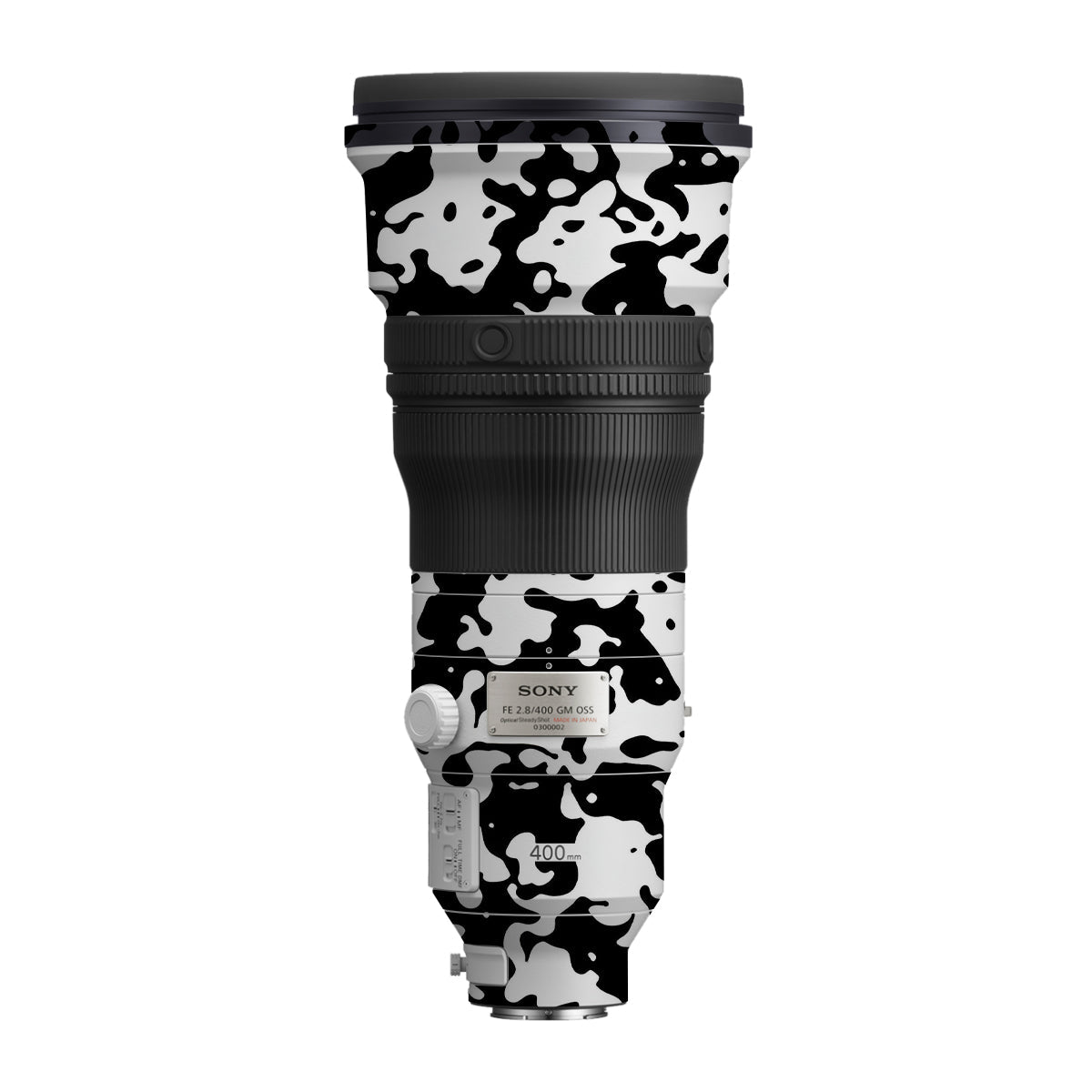 Snow Camo Sony FE 400mm F/2.8 GM Camera Lens Skin