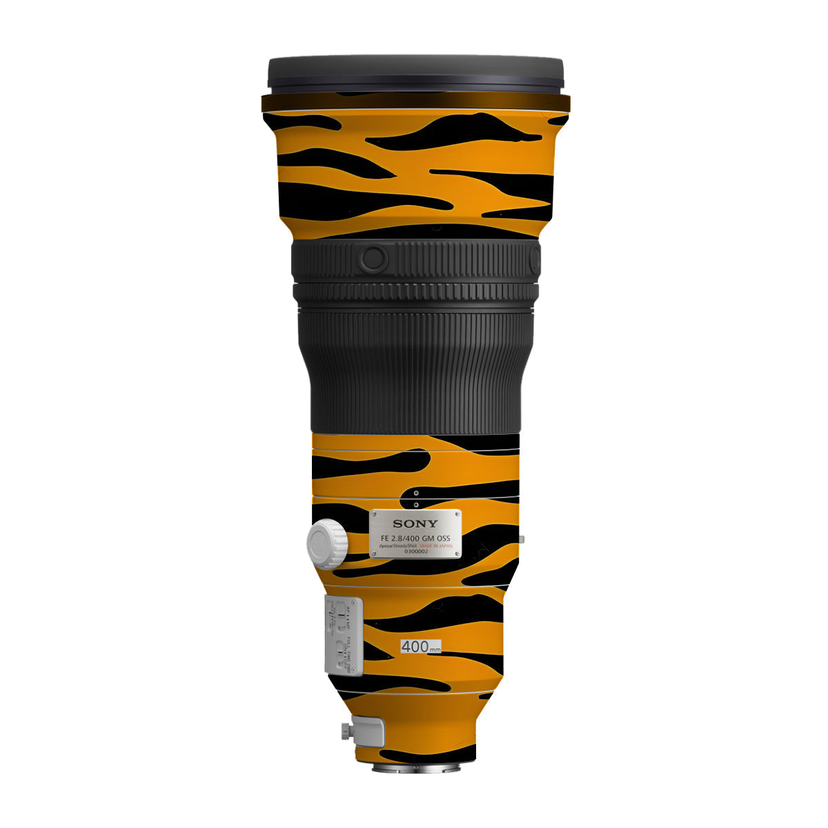 Savanna Tiger Stripes Sony FE 400mm F/2.8 GM Camera Lens Skin