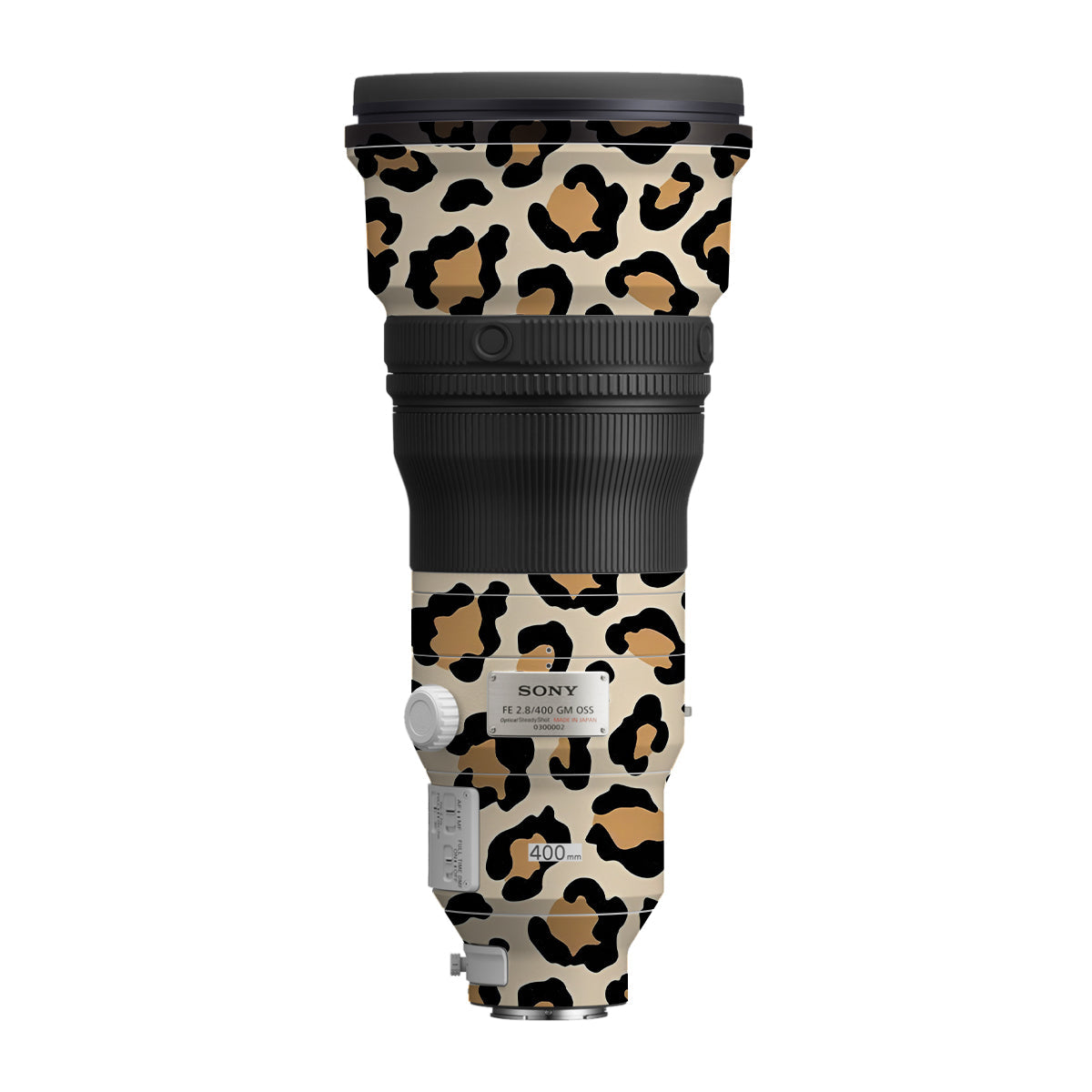Sandy Leopard Spots Sony FE 400mm F/2.8 GM Camera Lens Skin