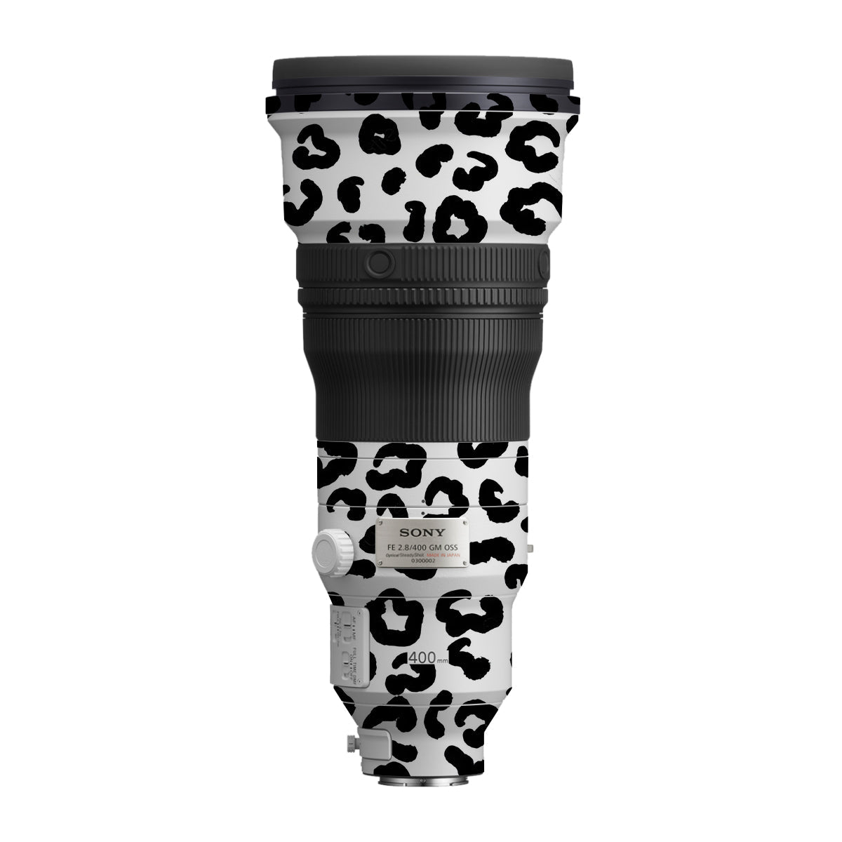 White Leopard Sony FE 400mm F/2.8 GM Camera Lens Skin