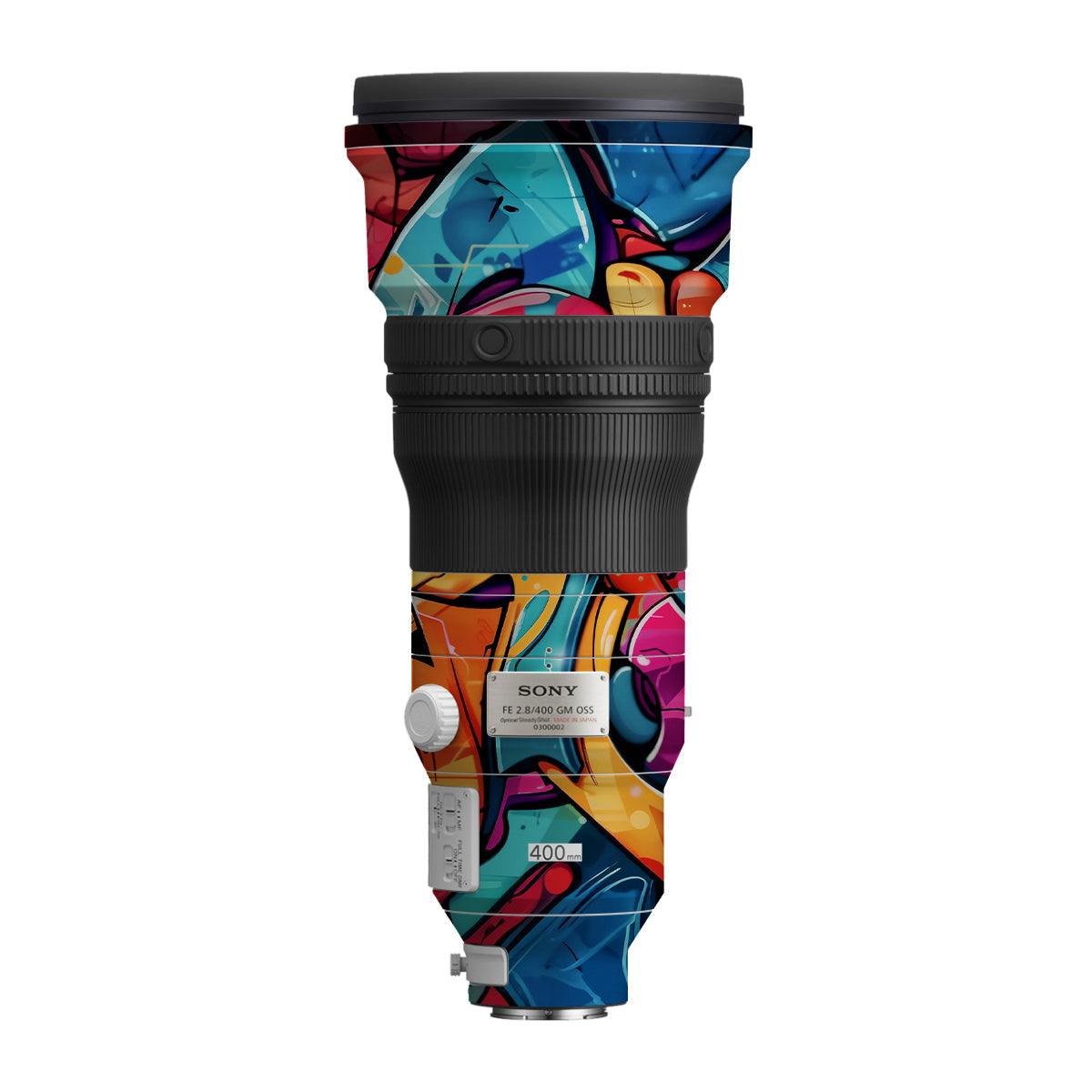 Urban Graffiti Explosion Sony FE 400mm F/2.8 GM Camera Lens Skin