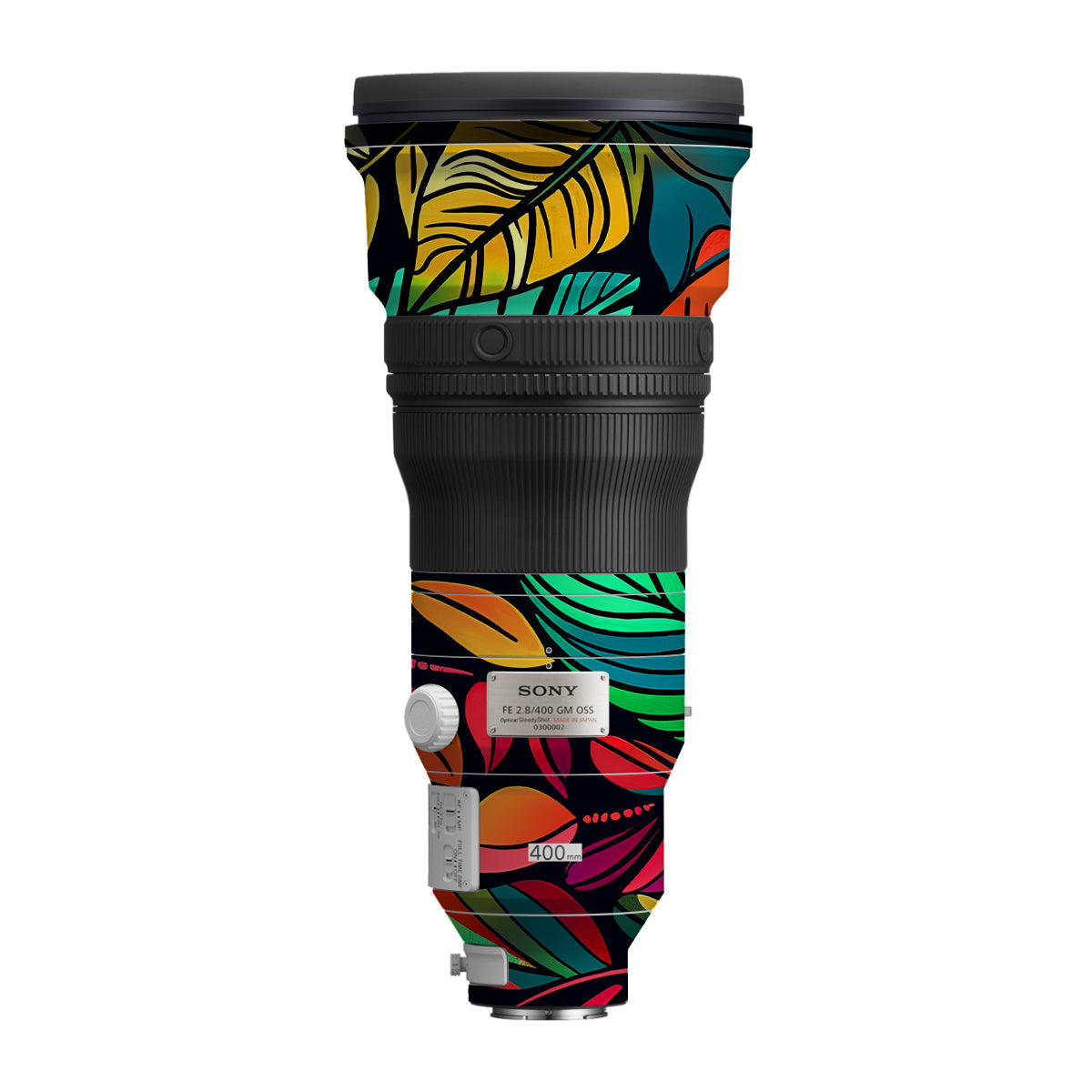 Tropical Jungle Leaves Sony FE 400mm F/2.8 GM Camera Lens Skin