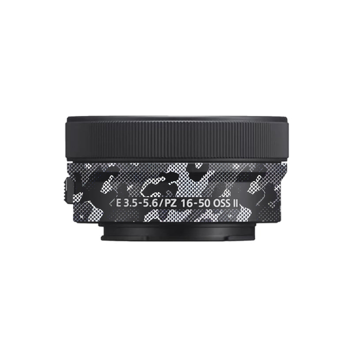 Stealth Grey Camo Sony E 16-50mm F/3.5-5.6 Camera Lens Skin