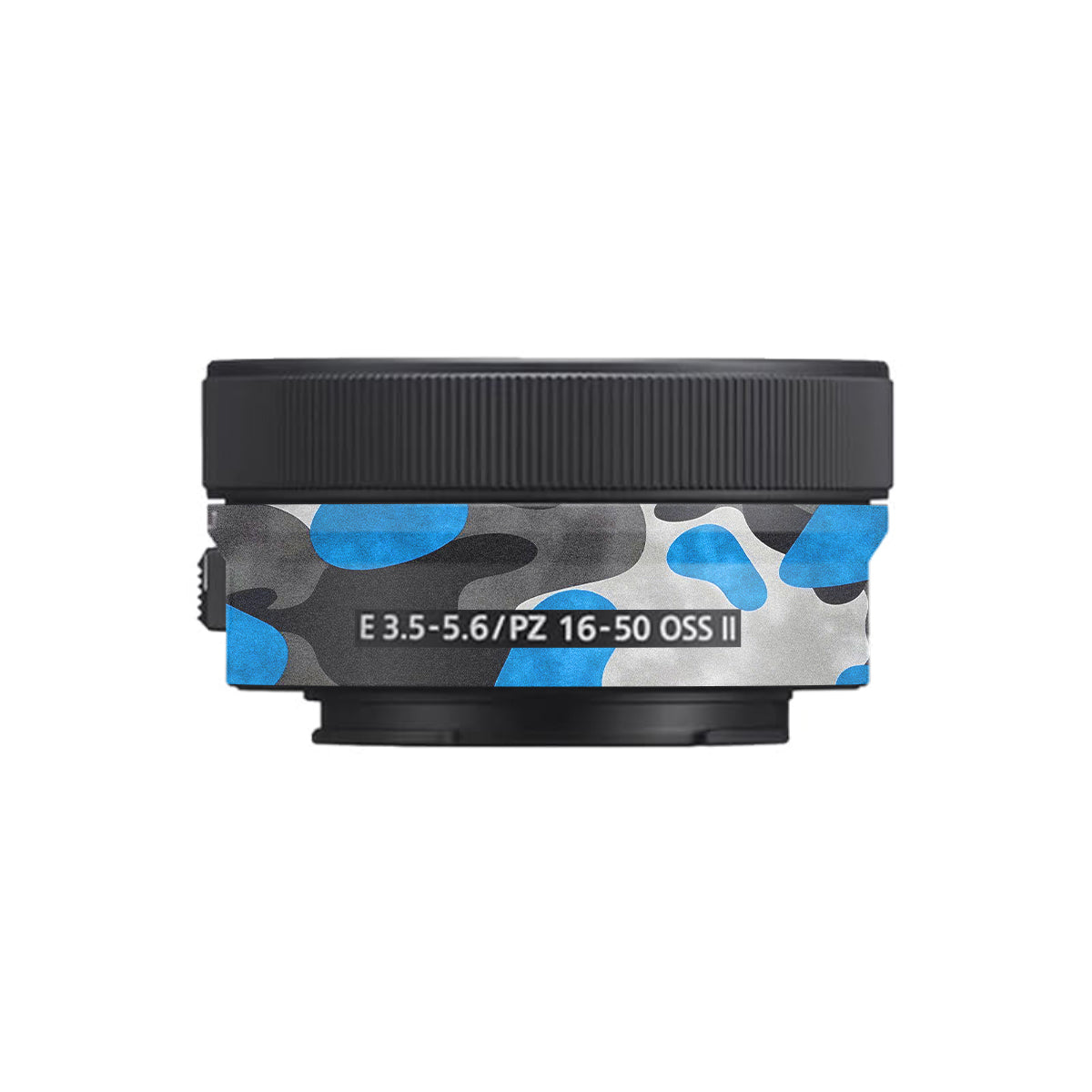 Blue Grey Camo Sony E 16-50mm F/3.5-5.6 Camera Lens Skin