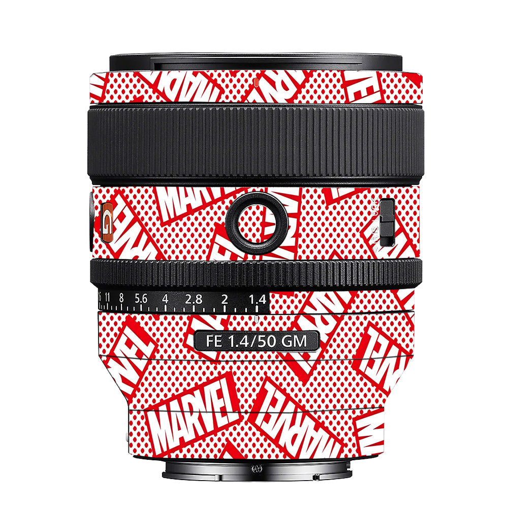 Marvel Comics Sony FE 50mm f/1.4 GM Camera Lens Skin