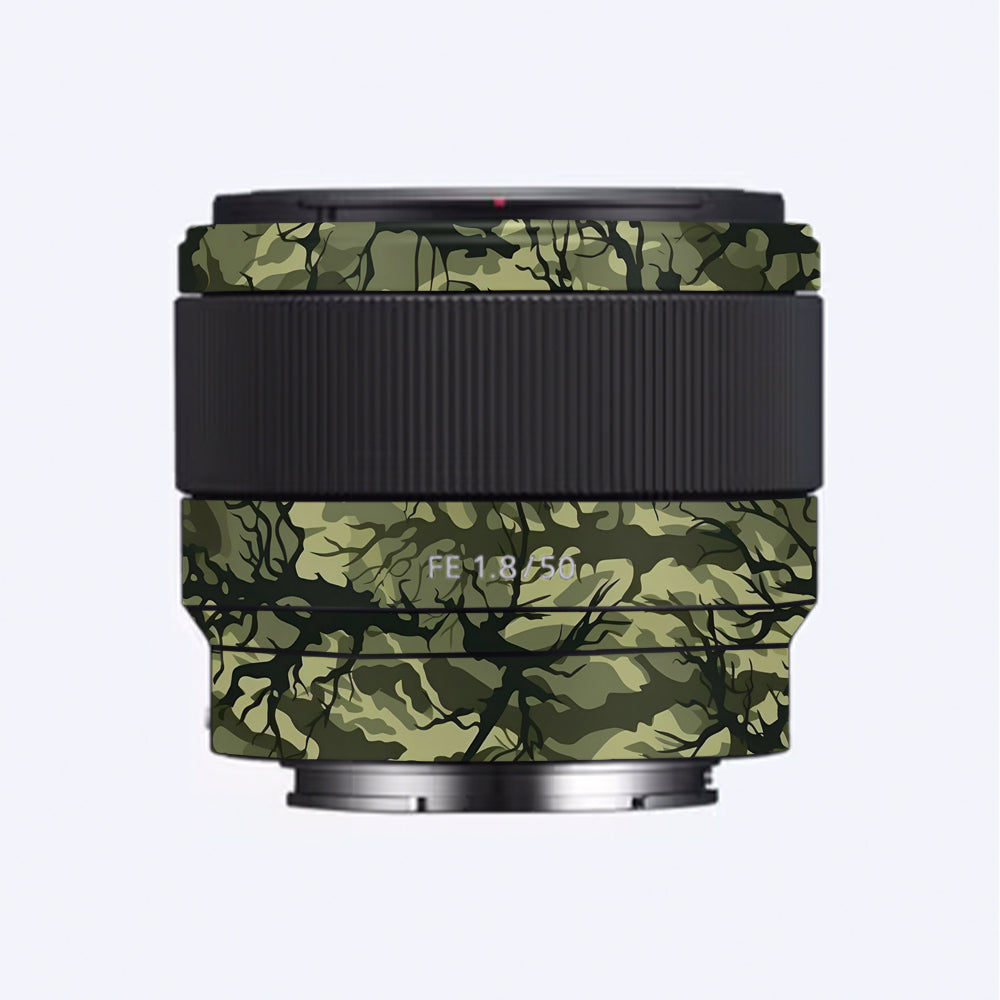 Green Tangled Vines Sony FE 50mm f/1.8 Camera Lens Skin