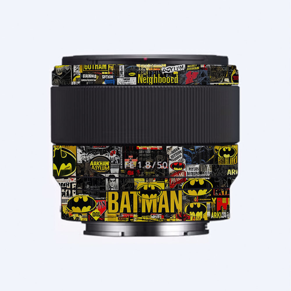 Batman Collage Sony FE 50mm f/1.8 Camera Lens Skin