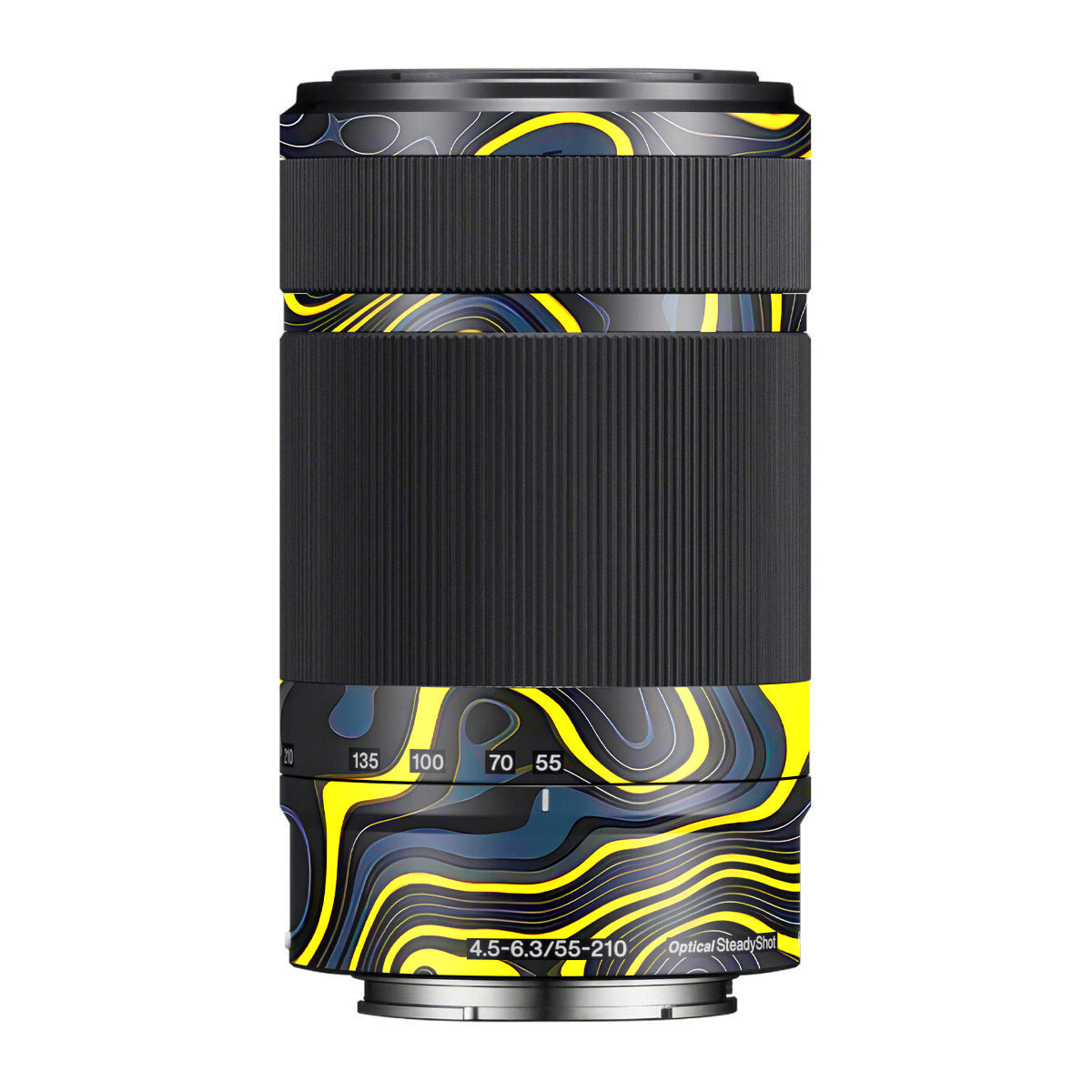 Neon Lava Contours Sony E 55-210mm F/4.5-6.3 OSS Camera Lens Skin