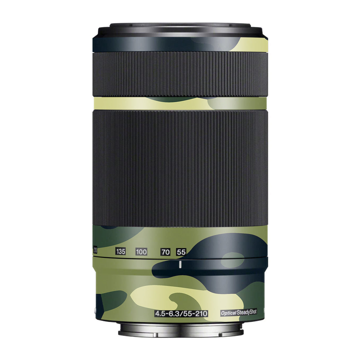 Forest Green Camo Sony E 55-210mm F/4.5-6.3 OSS Camera Lens Skin
