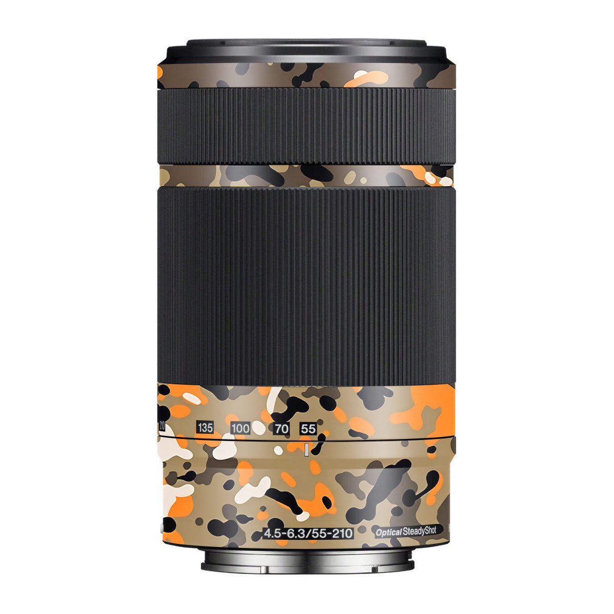 Orange Brown Spot Sony E 55-210mm F/4.5-6.3 OSS Camera Lens Skin