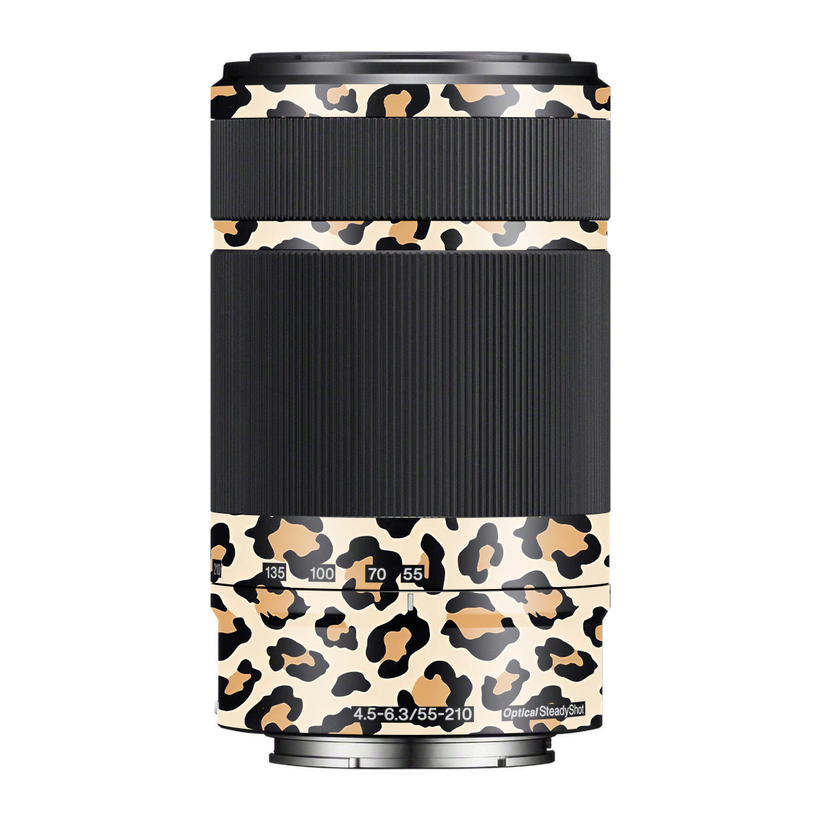 Sandy Leopard Spots Sony E 55-210mm F/4.5-6.3 OSS Camera Lens Skin