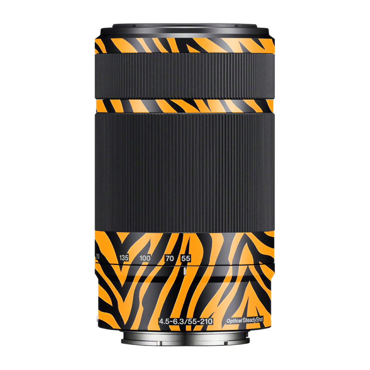 Zebra Gold Pattern Sony E 55-210mm F/4.5-6.3 OSS Camera Lens Skin