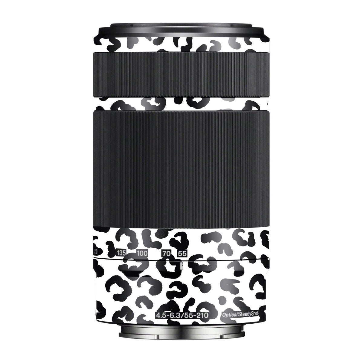 White Leopard Sony E 55-210mm F/4.5-6.3 OSS Camera Lens Skin