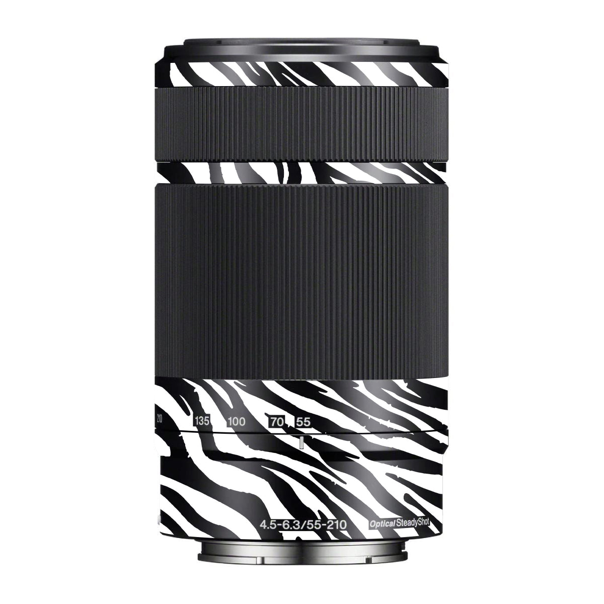 Classic Zebra Stripes Sony E 55-210mm F/4.5-6.3 OSS Camera Lens Skin