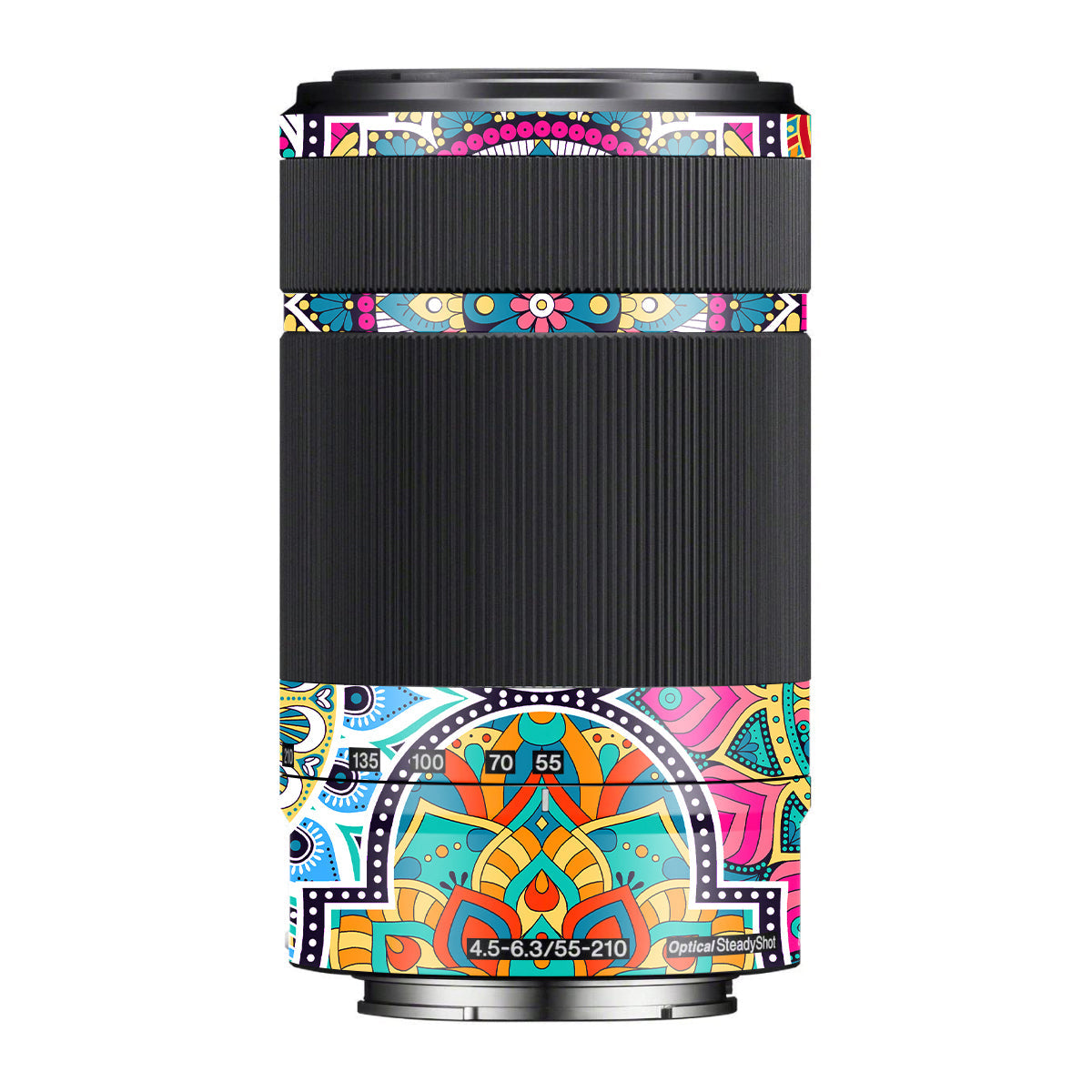 Boho Mandala Tile Pattern Sony E 55-210mm F/4.5-6.3 OSS Camera Lens Skin
