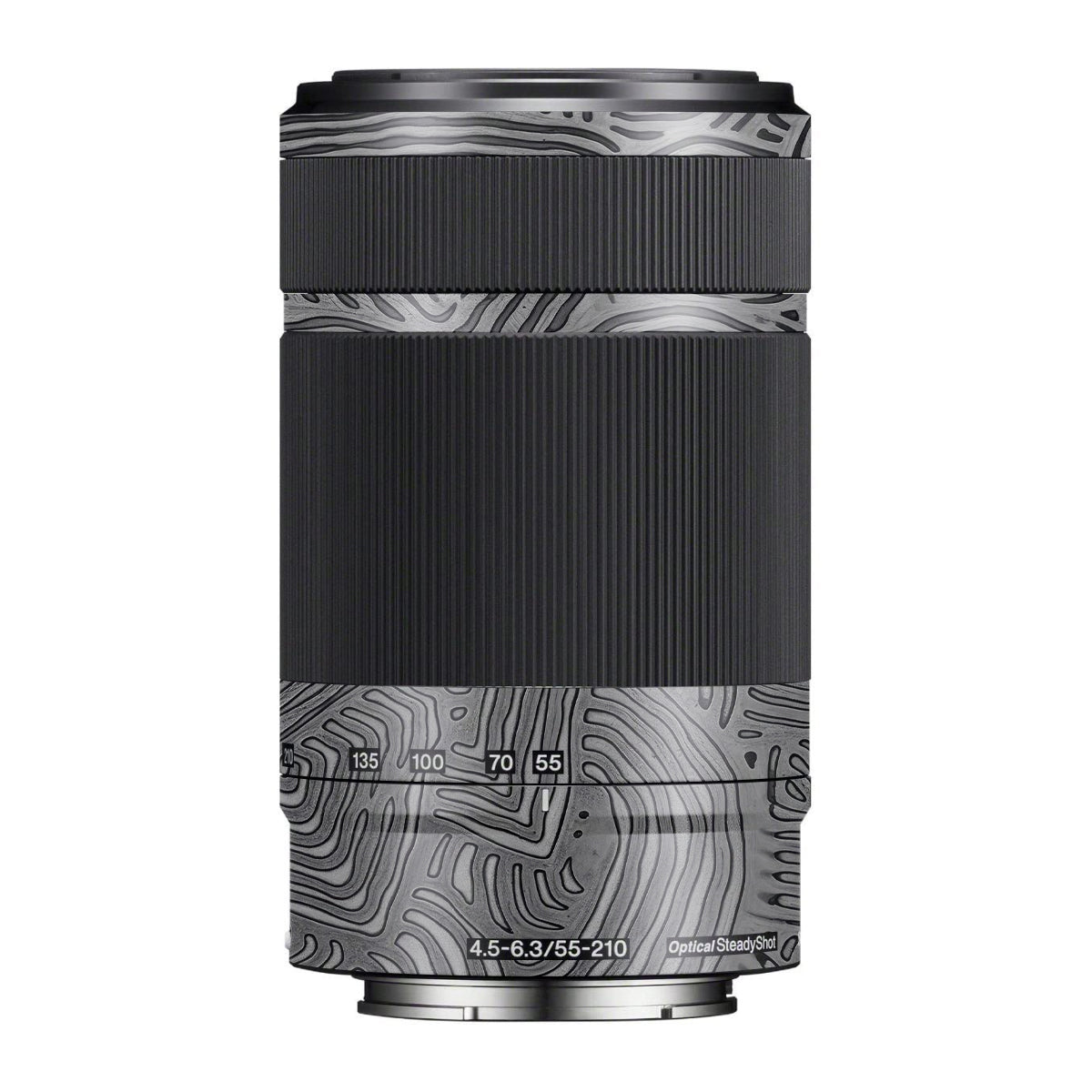 Monochrome Line Maze Sony E 55-210mm F/4.5-6.3 OSS Camera Lens Skin