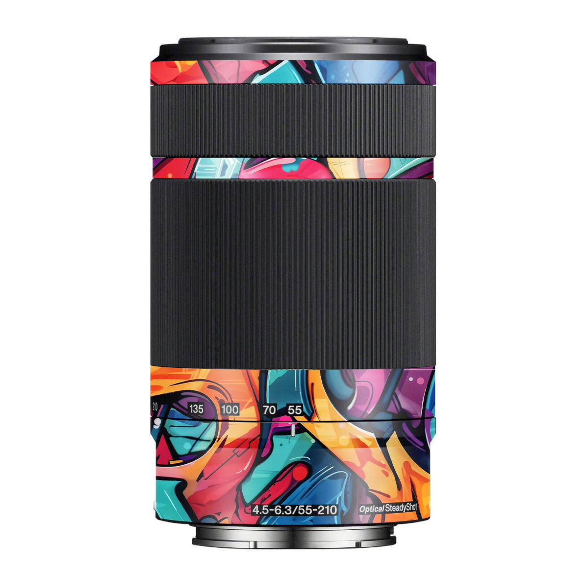 Urban Graffiti Explosion Sony E 55-210mm F/4.5-6.3 OSS Camera Lens Skin